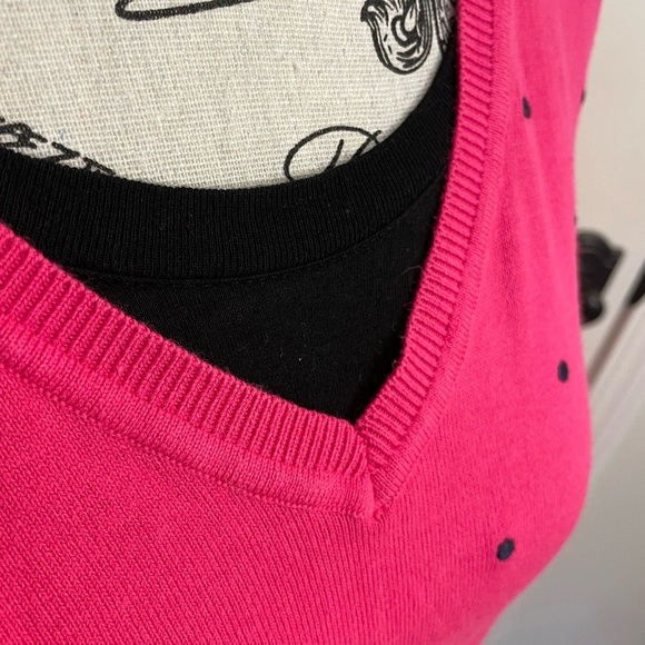 Tommy Hilfiger Pink Polka Dot Sweater - Picture 4 of 10